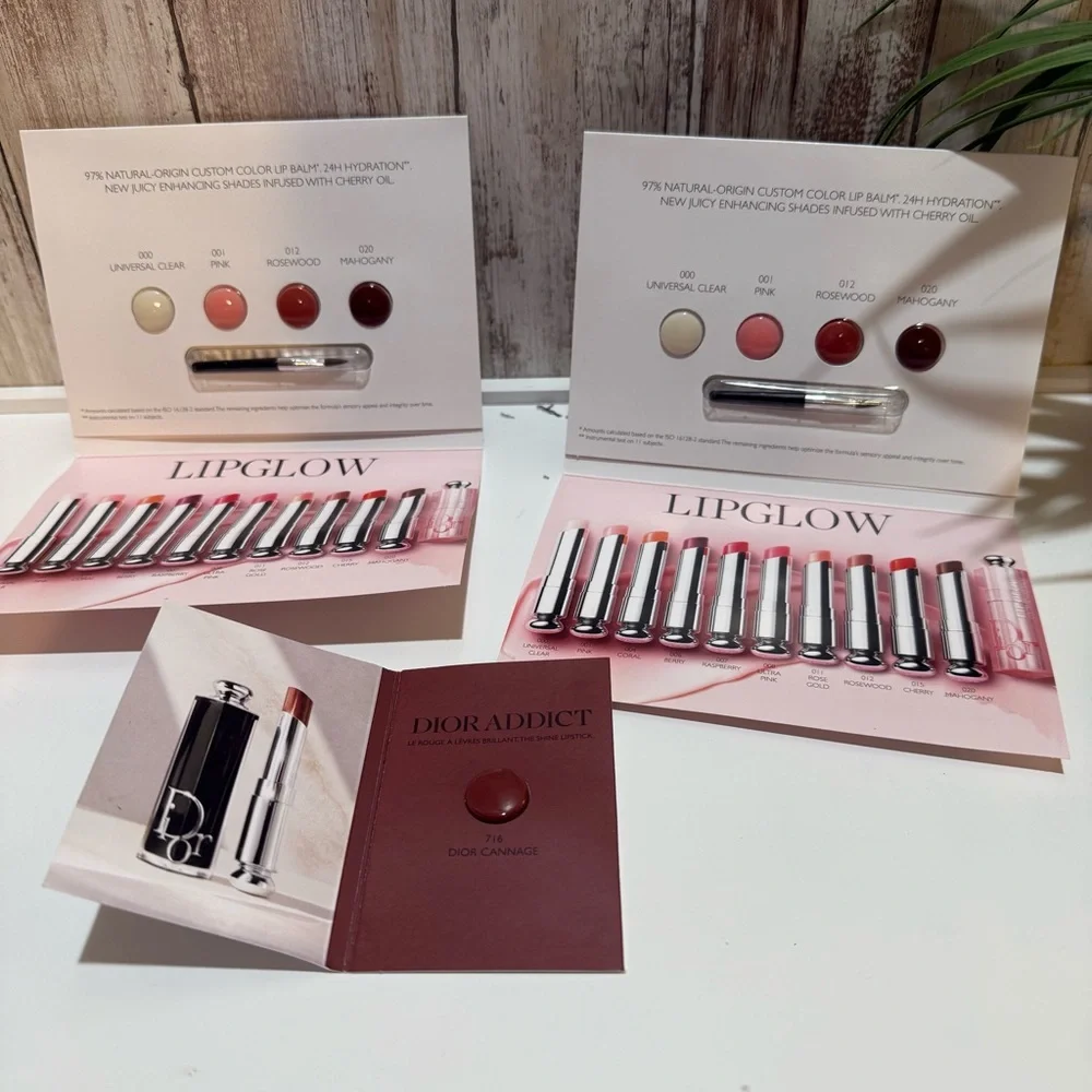 Dior Addict and Lip Glow Lipstick Samples